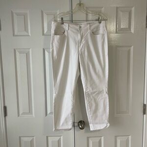 J. Jill Women's Crisp White Ankle Jeans